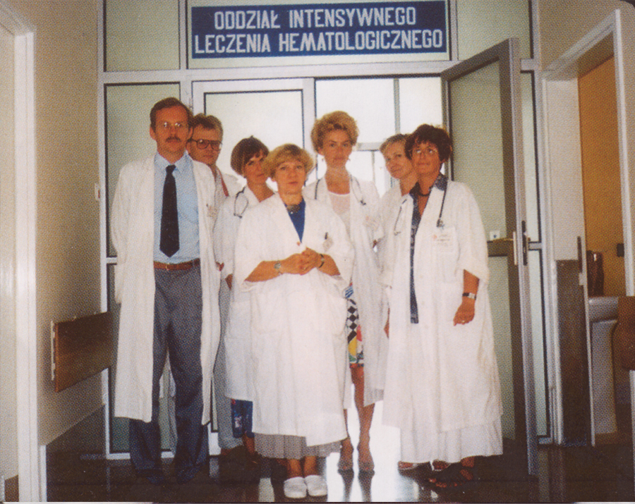 Praca w Klinice. Otwarcie Oddziau Intensywnego Leczenia Hematologicznego, 1994